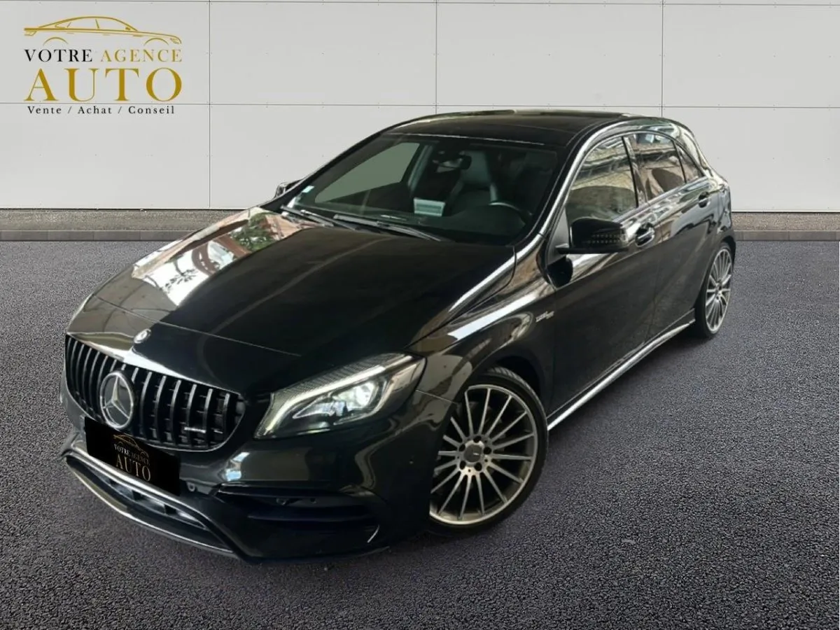 Mercedes Classe A 45 - BV Speedshift DCT AMG BERLINE - BM 176 AMG 4-Matic PHASE 2 — photo 1 sur 24