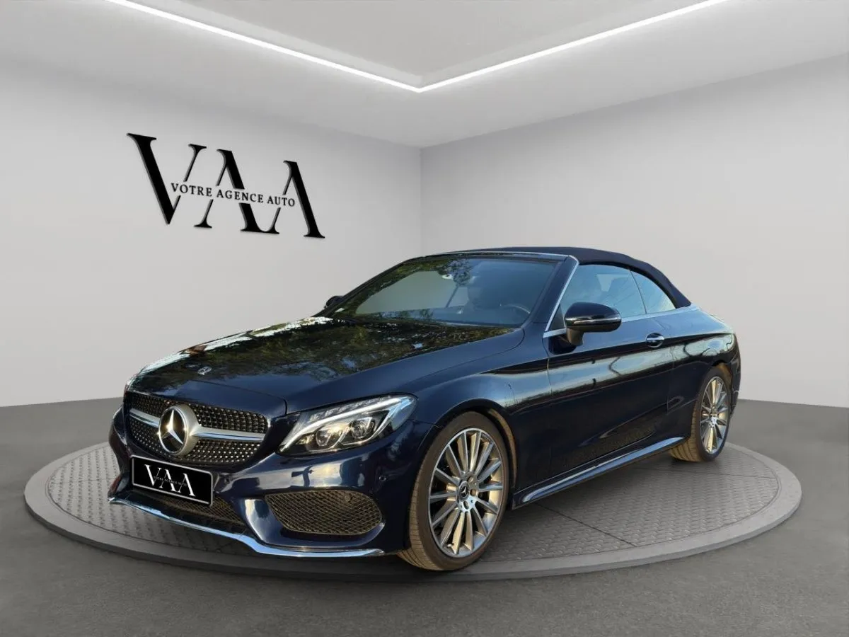Mercedes Classe C Cabriolet 220 d - BVA 9G-Tronic CABRIOLET - BM 205 Sportline - BVA PHASE 1 — photo 1 sur 29